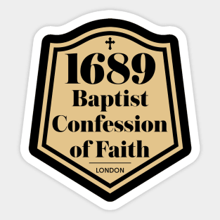 The 1689 Baptist Confession of Faith Sticker